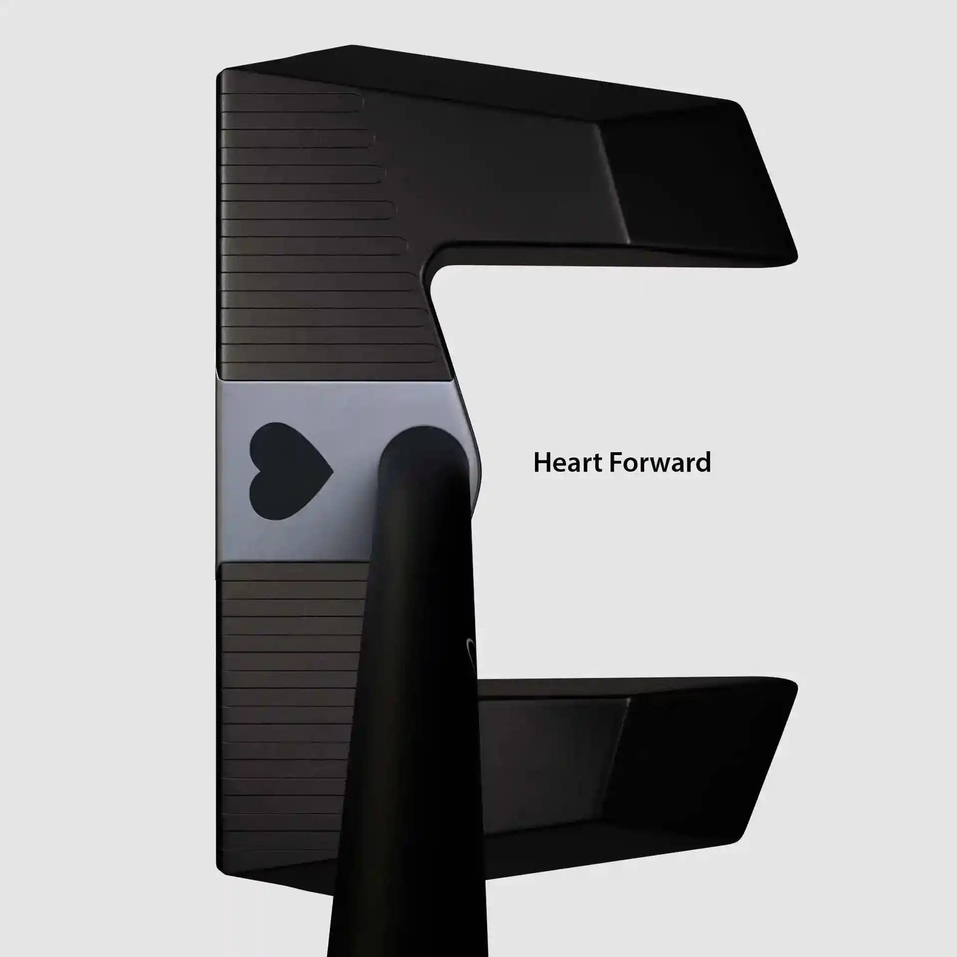 Heart Forward alignment on LAB Golf MEZZ.1 Max Putter, a unique visual cue combining style and directional focus.