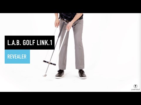 Demonstration video of Lab Golf LINK.1 Putter Stock showing the Revealer tool in action to highlight Lie Angle Balance technology.