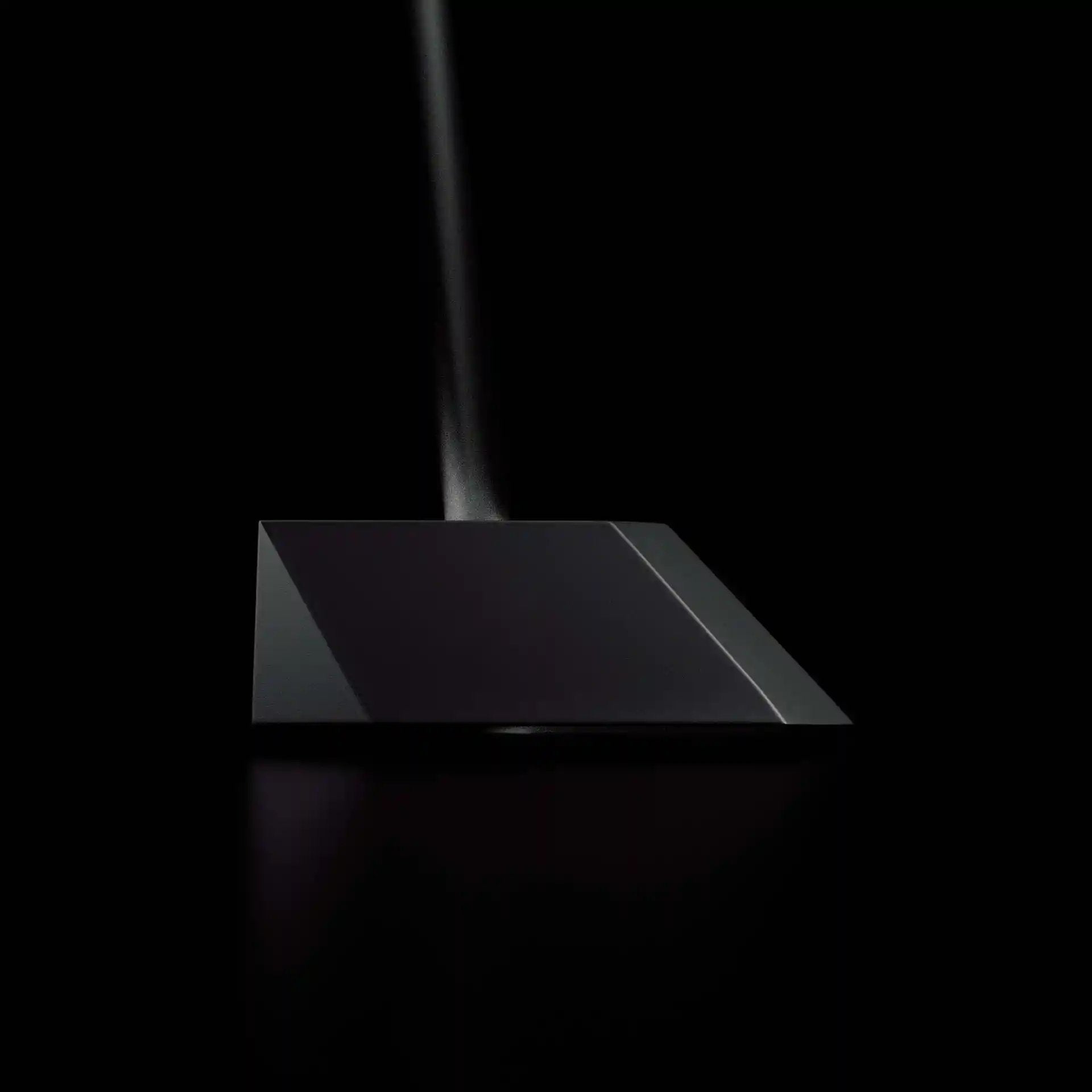 Top view of LAB Golf MEZZ.1 Max Putter with clean alignment line, emphasizing its sleek design and stability-focused head shape.