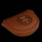 Brown leather headcover for LAB Golf MEZZ.1 Max Putter with embossed logo, combining elegance and protection.